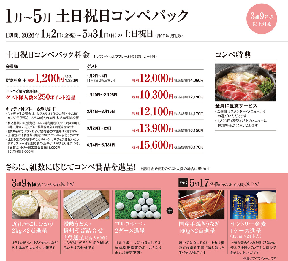 コンペパック料金